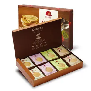 Bánh Quy Nhân Kem 4 Vị, Kukkia, Whipped Chocolate Sandwiched with Cookie & Gaufrette, 32 Cái (445g) - AKAI BOHSHI